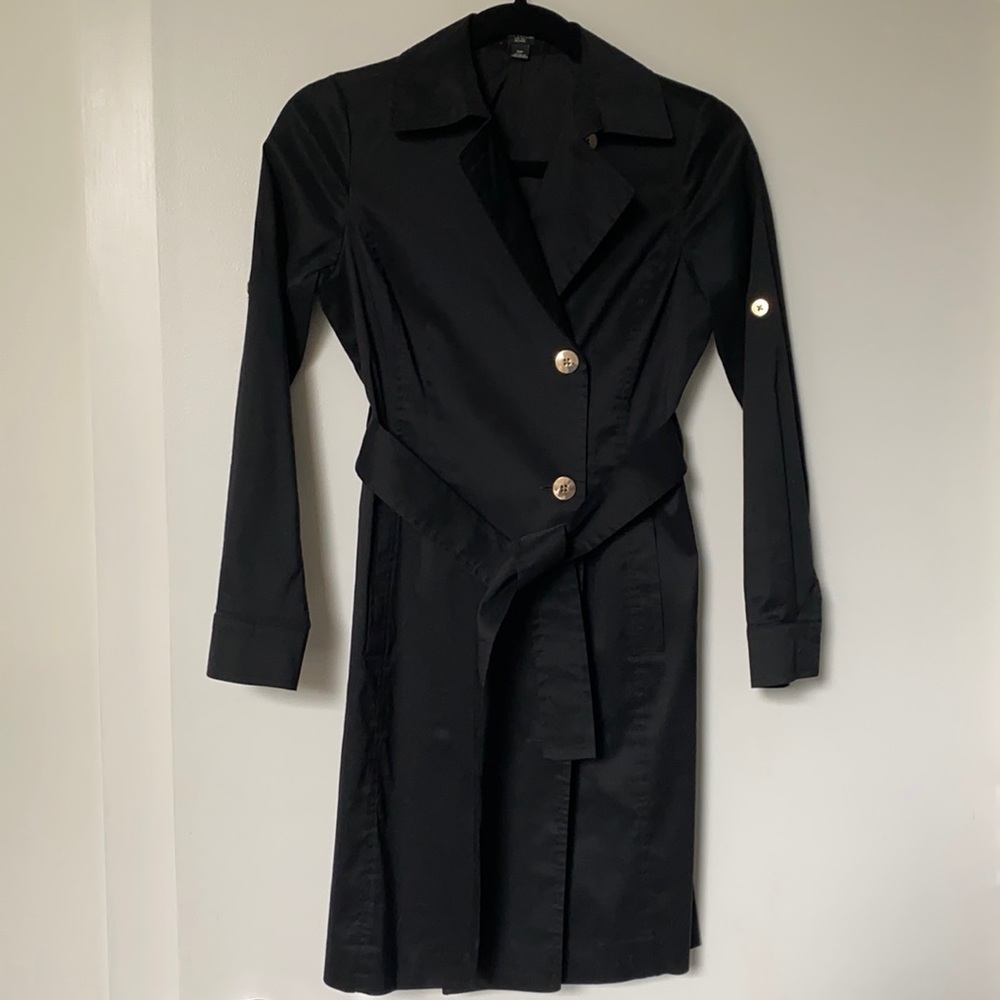 Ann Taylor petite 0 Light Trench Coat